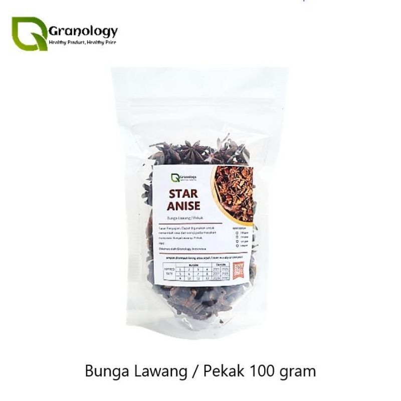 

BUNGA LAWANG / PEKAK / STAR ANISE (100GR)