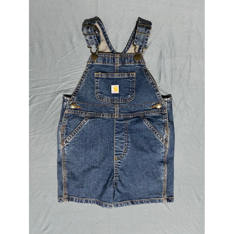 Carhartt - Overall Short Denim Wash Kids