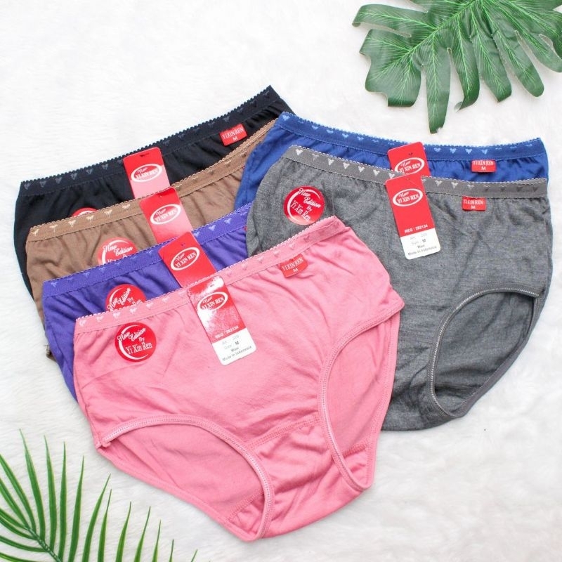 (12 PCS) GROSIR CELANA DALAM WANITA YI XIN REN 229 CD PREMIUM