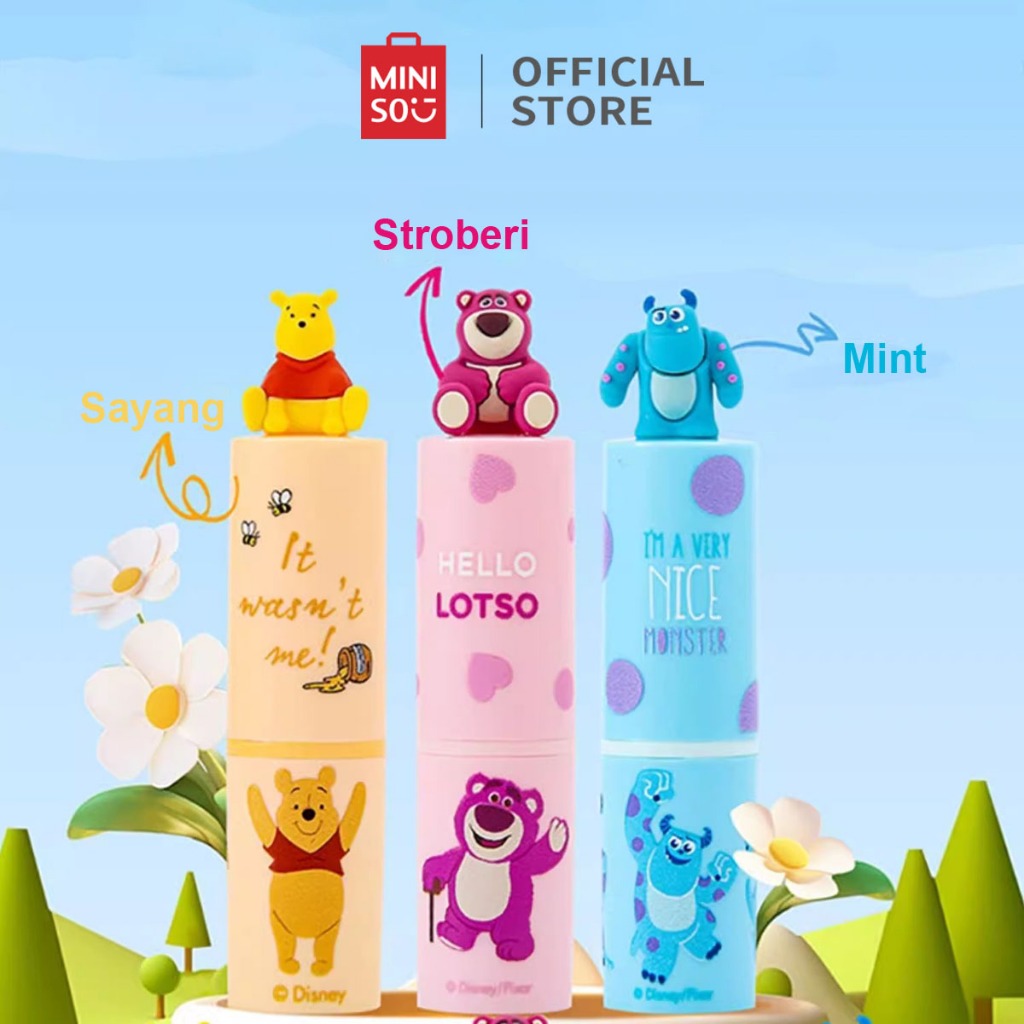 Miniso x Disney Pixar Collection Moisturizing Lip Balm Moisturizing Lip Balm