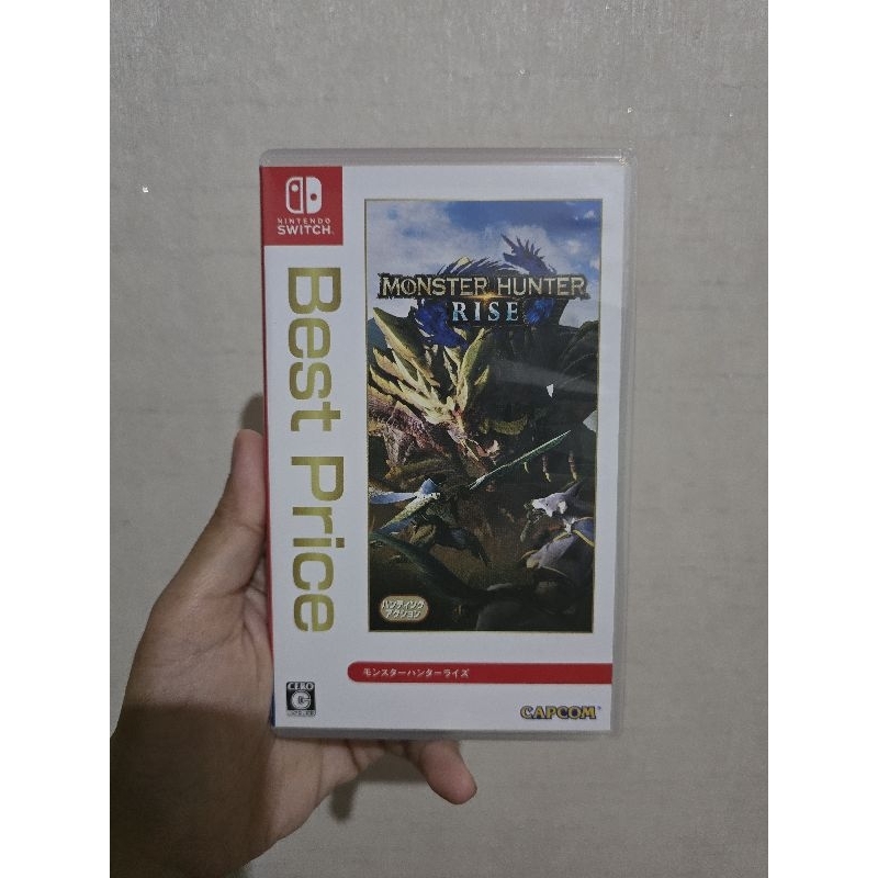 Monster hunter rise nintendo switch gamecard second reg japan english available