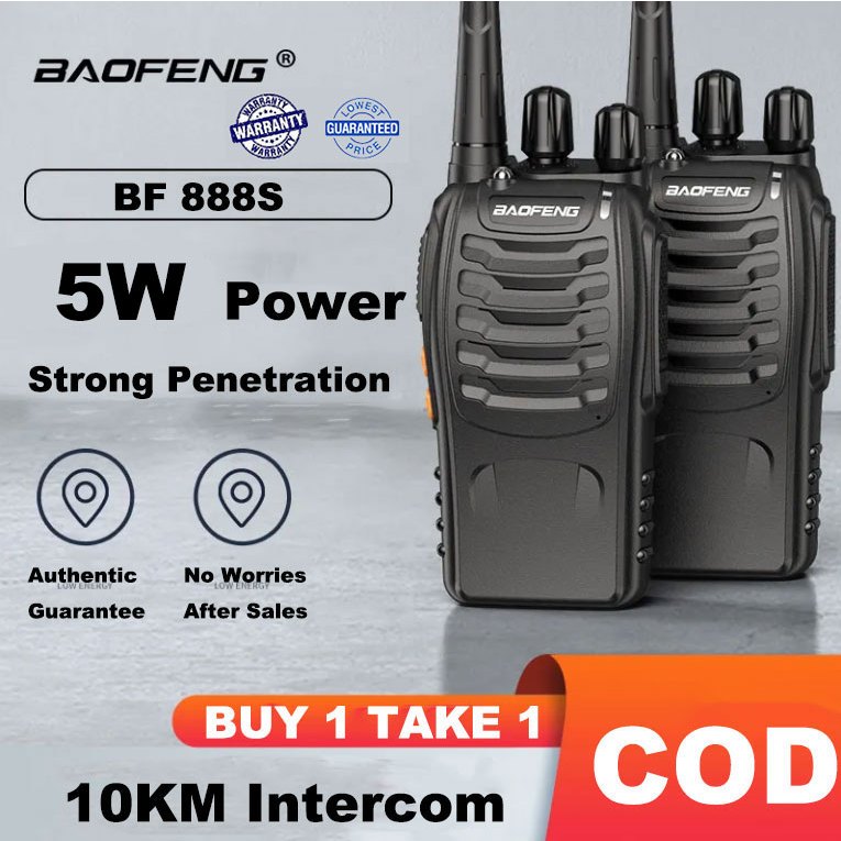 HT BF 888S / Baofeng Handy Talky RadioHT/ Antena Radio HT Baofeng 888S/Radio HT Walkie Talkie Walky/