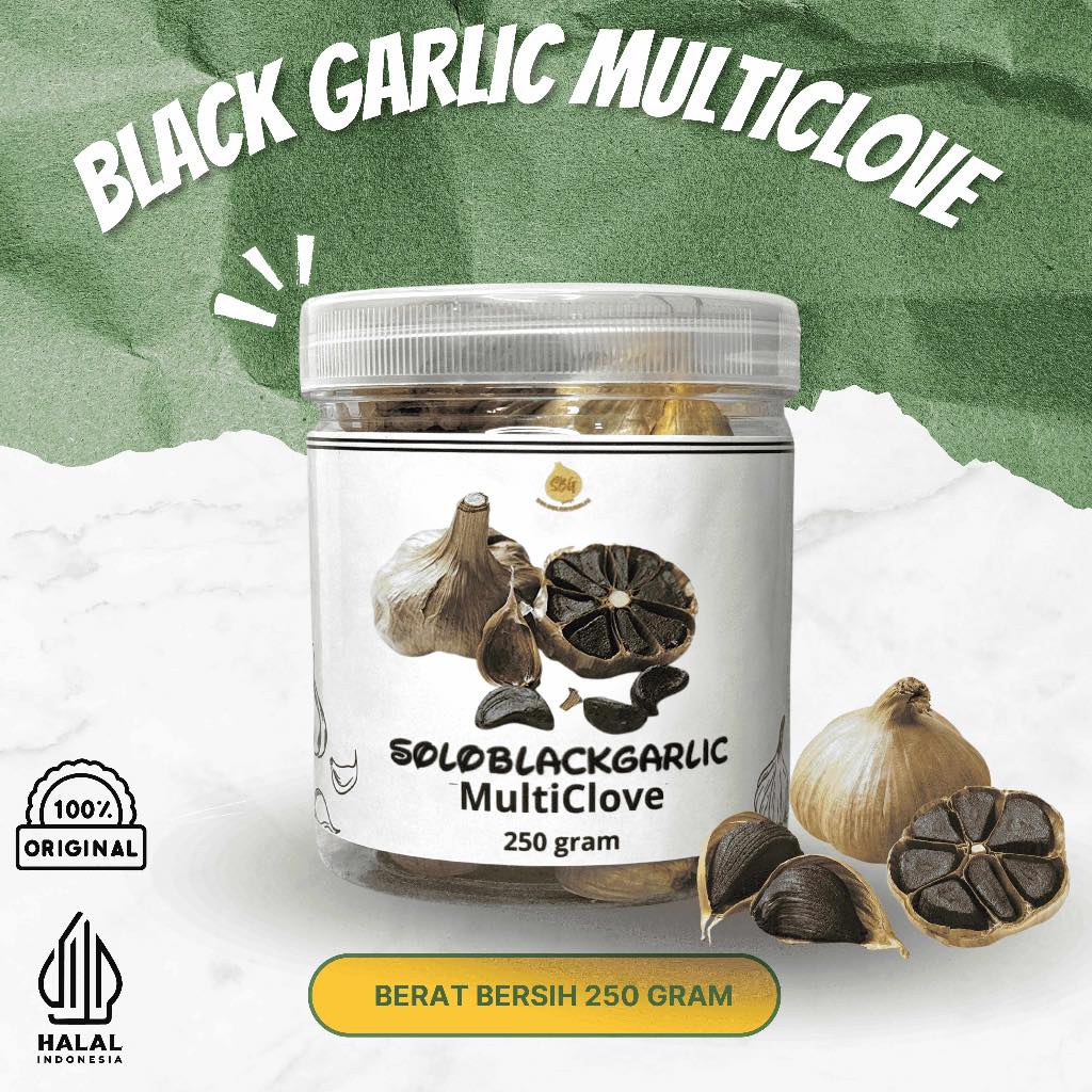 

SBG BLACK GARLIC Multiclove 250GRAM - BAWANG HITAM KATING
