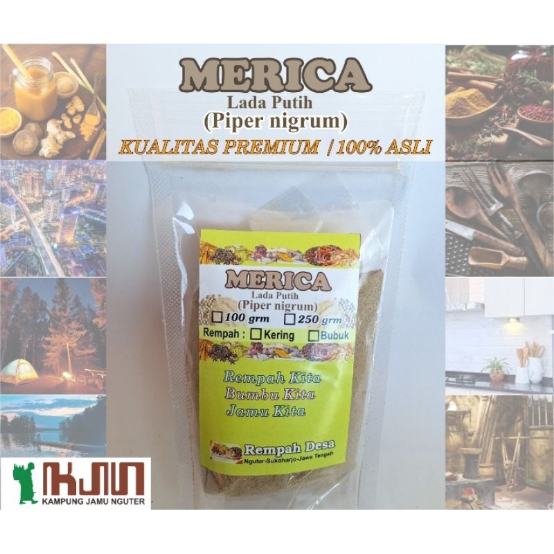 

Lada Putih Bubuk / Merica Bubuk 100 gr Murni Tanpa campuran