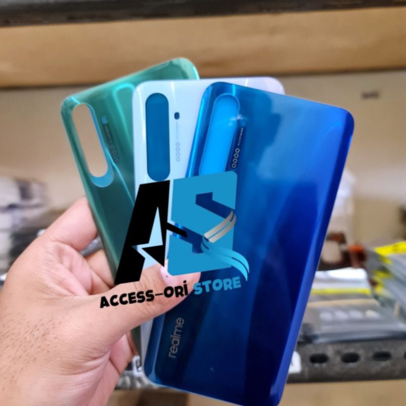 Backdoor Tutup Belakang Kaca HP Realme XT RMX1921 Bekdor Back Cover Casing Kesing Rilmi XT