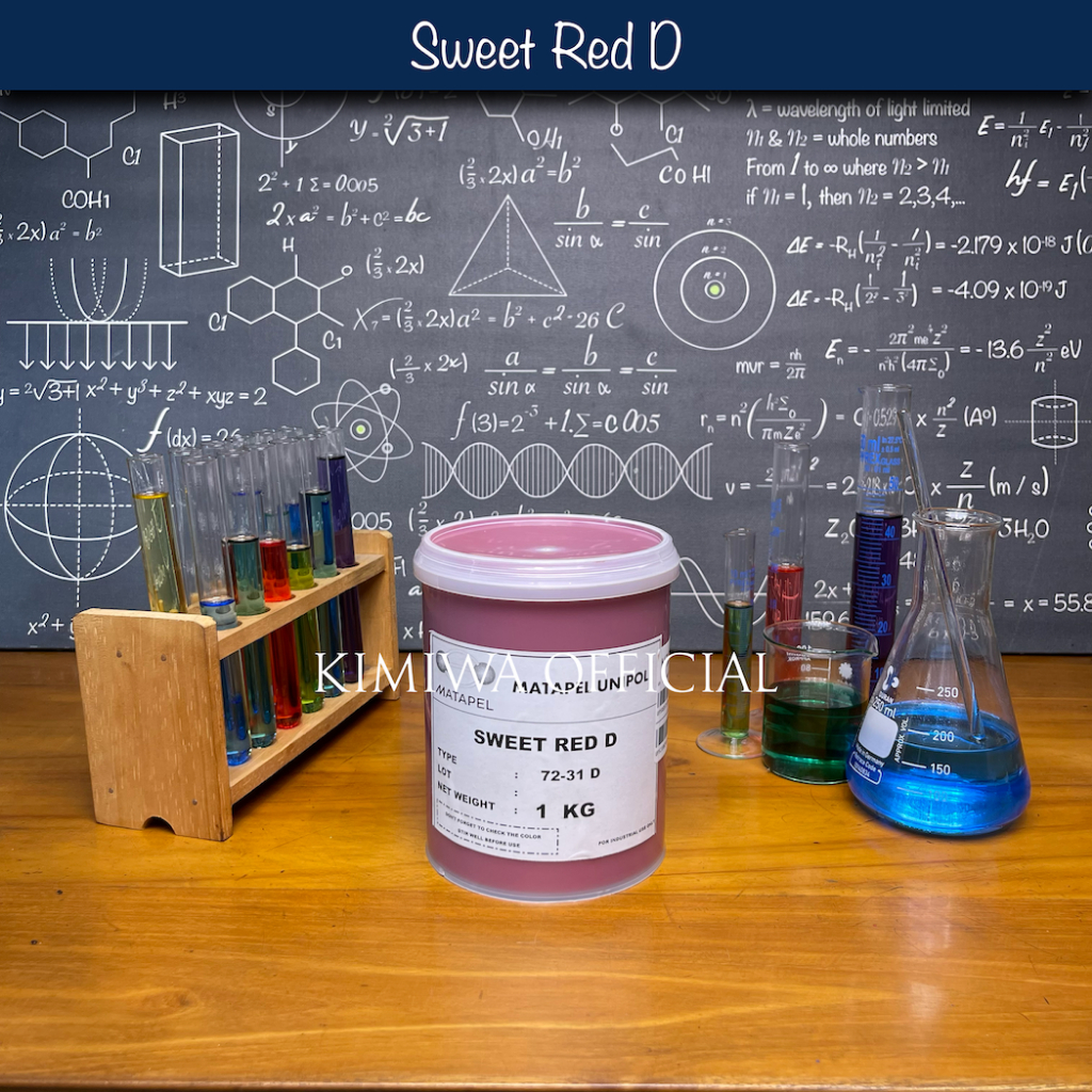 Pigment Sweet Red D Matapel / Pigmen Resin Matapel / Cat Pasta - 1 Kg (ORIGINAL)