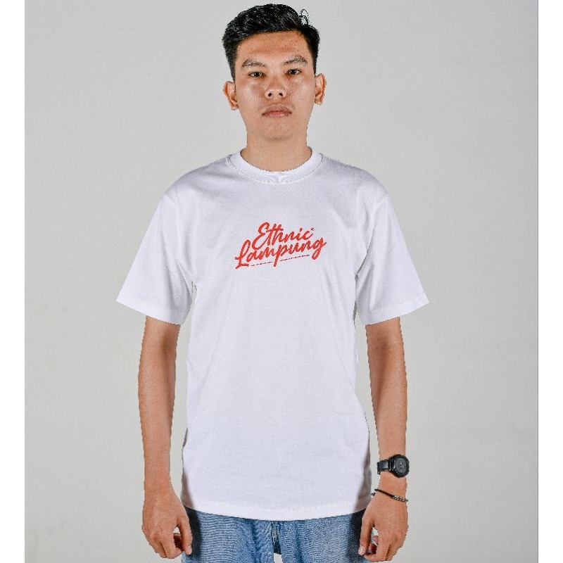 Lampung Typography - Kaos Lampung - Ethnic Lampung Official - Kerajinan Lampung - Baju Tentang Lampu