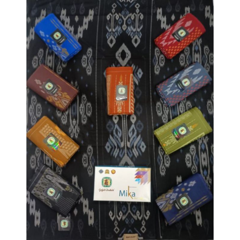 Sarung Gajah Duduk Mika Kembang Batik Original Pria Dewasa Premium Terbaru