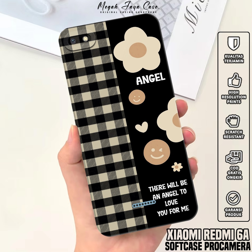Case Hp Xiaomi Redmi 6A - Softcase Xiaomi Redmi 6A Motif BUNGA - Casing Hp Xiaomi Redmi 6A - Silikon