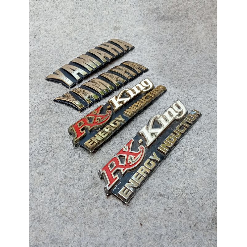 emblem Yamaha RXking emblem Yamaha RX king emblem RX king original emblem Rxking ORI emblem tangki R