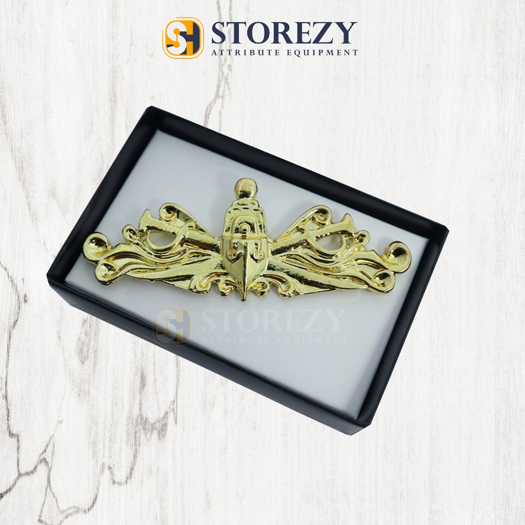 Brevet Wing Atas Air TNI AL / Emblem Wing Pin Atas Air TNI AL