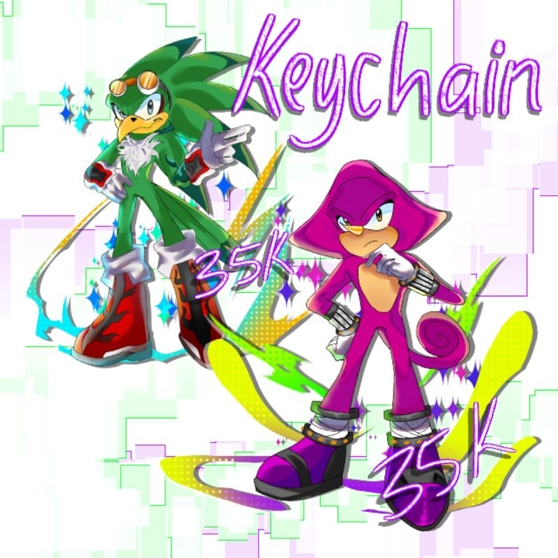 SONIC THE HEDGEHOG FANMERCH | KEYCHAIN