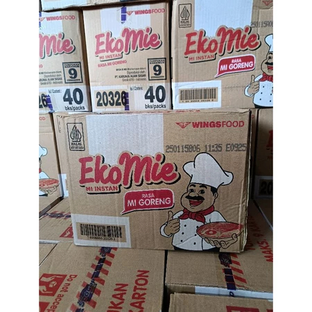 

[AP] EKO MIE GORENG 1 DUS ISI 40 PCS // EKO MIE GORENG KARTON