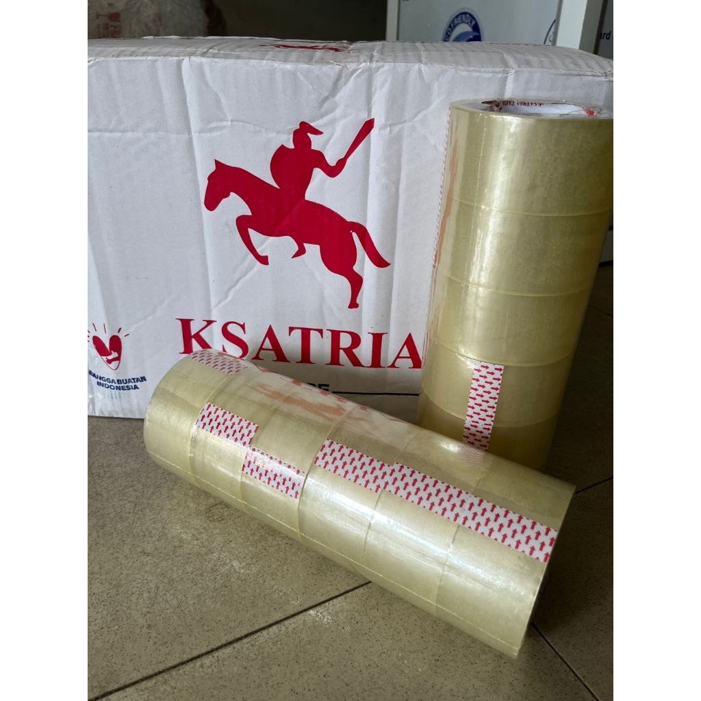 

LAKBAN BENING 60 YARD 45MM ISI 12 ROLL PER CARTOON / DUS