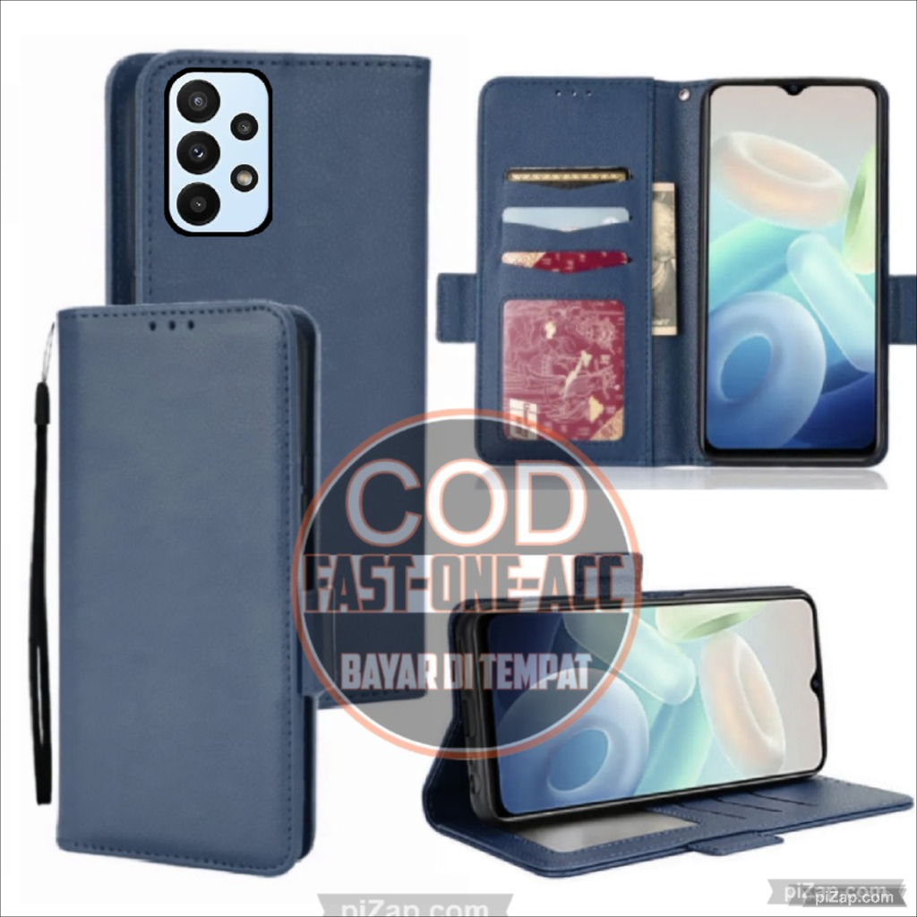 CASE HP SAMSUNG GALAXY A13 5G FLIP LEATHER CASE PREMIUM-FLIP CASE KULIT SAMSUNG GALAXY A13 5G