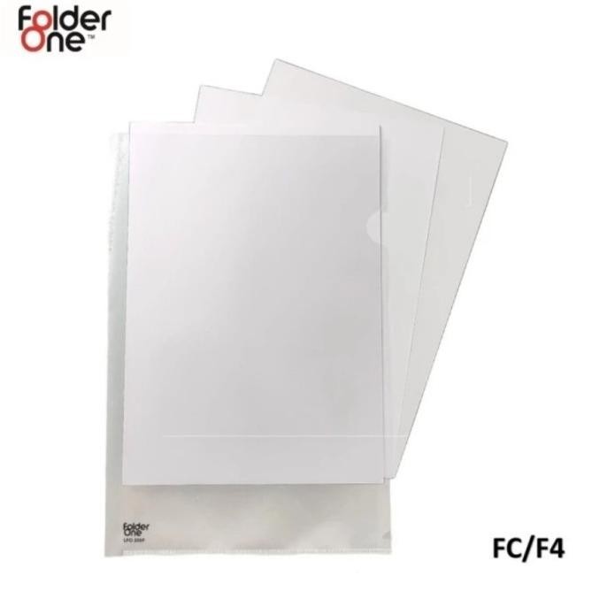

MAP L FOLDER ONE F4 / A4 BENING/CLEAR (12 PCS)