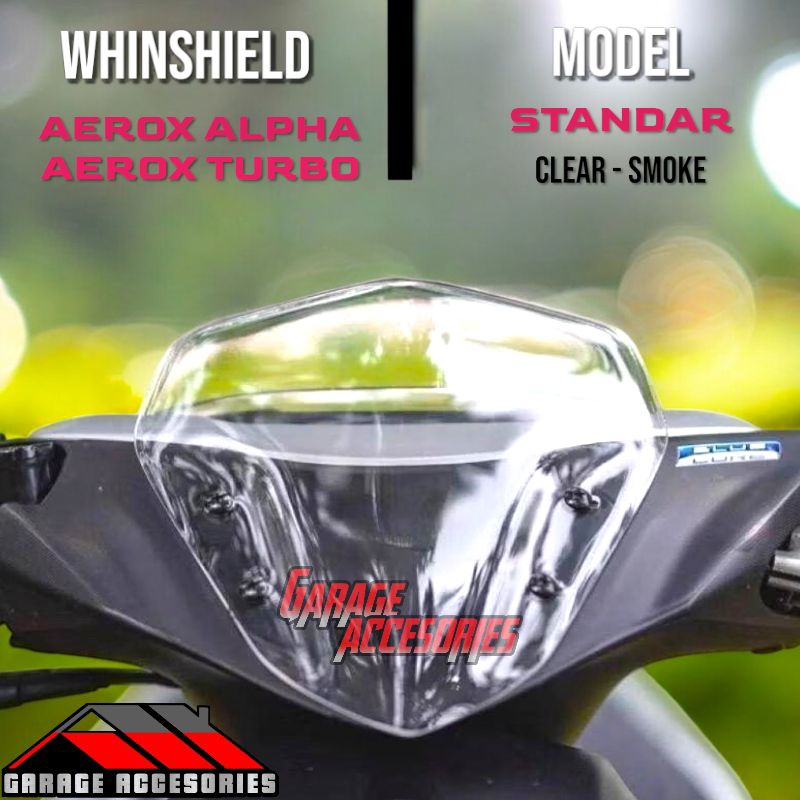 Whinshield Visor Aerox Alpha Aerox turbo 2025 Visor Aerox Model Standar