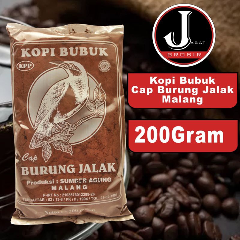 

Kopi Bubuk Hitam Nikmat Khas Malang 200 Gram