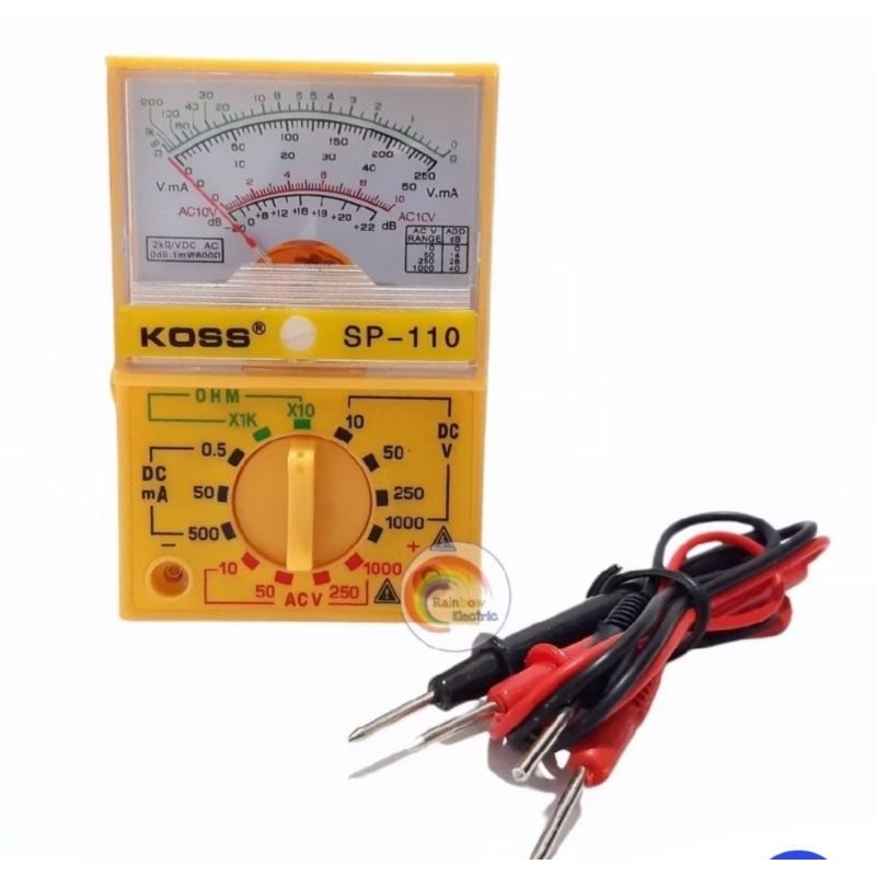 Multitester mini SP 110 analog Multimeter kecil Avometer