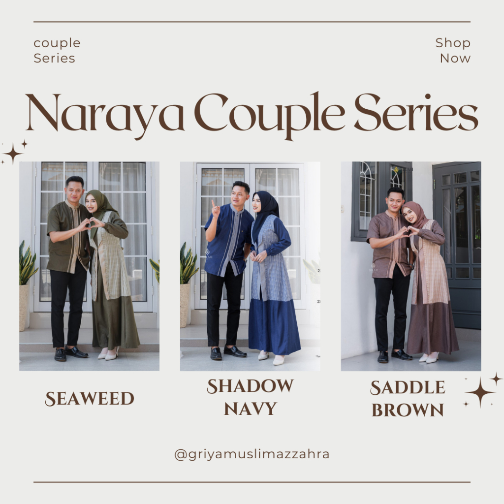 [NARAYA COUPLE] BAJU GAMIS KOKO COUPLE TERBARU BY SILMI || SILMI FASHION || BAJU LEBARAN/KONDANGAN C