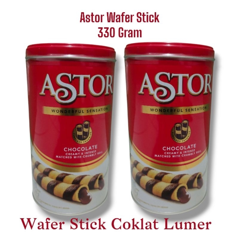 

Astor Wafer Stick Coklat Kaleng 330 Gram