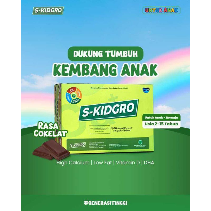 

S GROW - Susu Peninggi Badan Terbaik untuk Remaja dan Dewasa FREE SKIPPING & TUMBLER