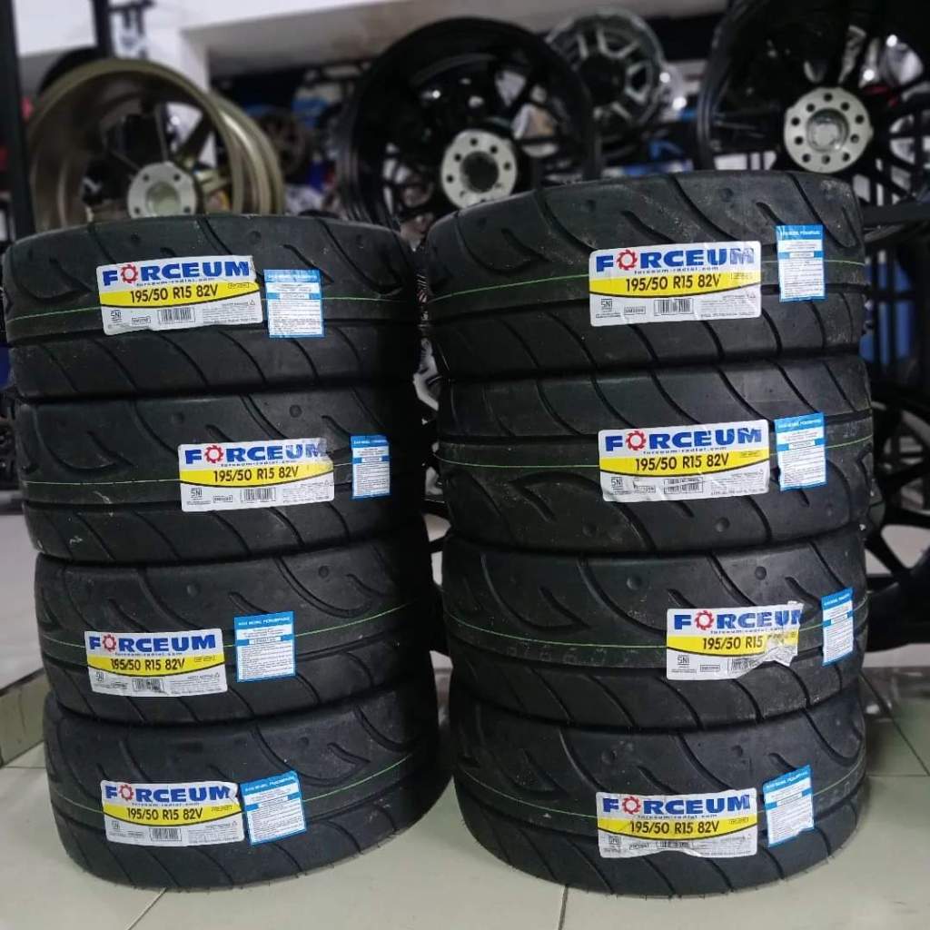 Ban Mobil Semi Slick R15 195 50 Forceum exp sport - ban semi slick r15