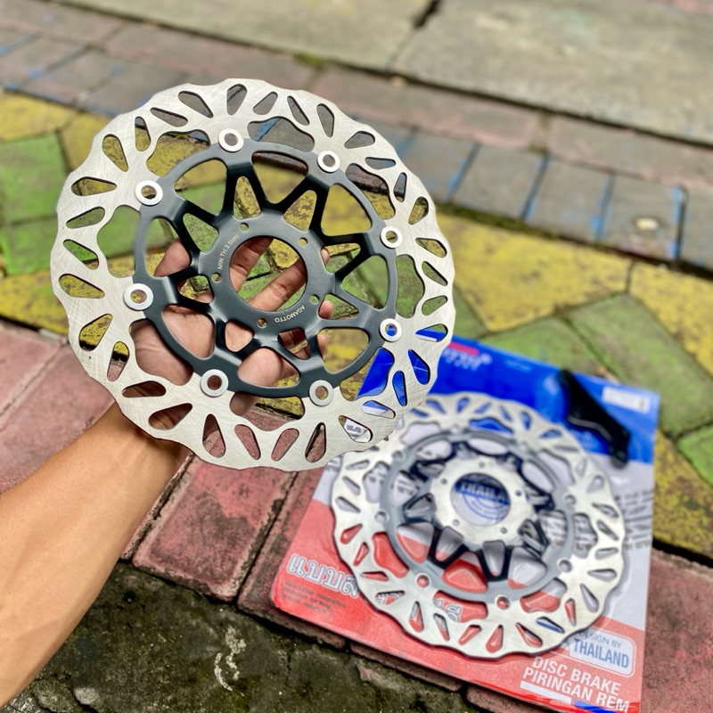 Piringan Cakram Supra Cb Gl Mp Lubang baut 5 Replika Tdr Gerigi Import Disc Copy TDR SUPRA IMPORT