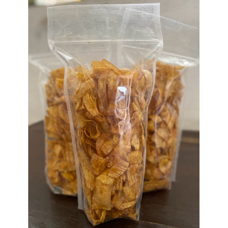 

KERIPIK PISANG MANIS (TIPIS) 250 GRAM
