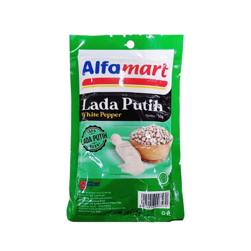 

lada putih hitam 50g alfamart alfamidi