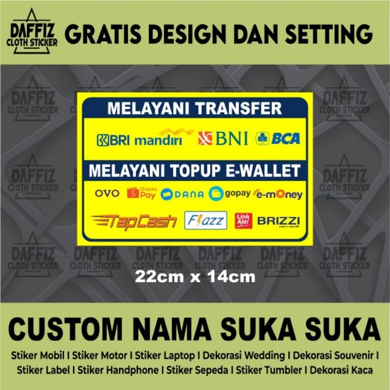 

STIKER VINYL MELAYANI TRANSFER