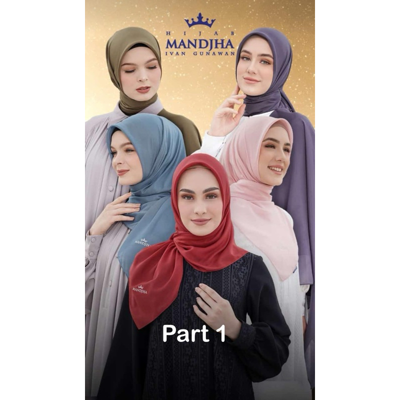 MANDJHA Essential basic Scarf By IVAN GUNAWAN - hijab Mandjha Ivan Gunawan polos