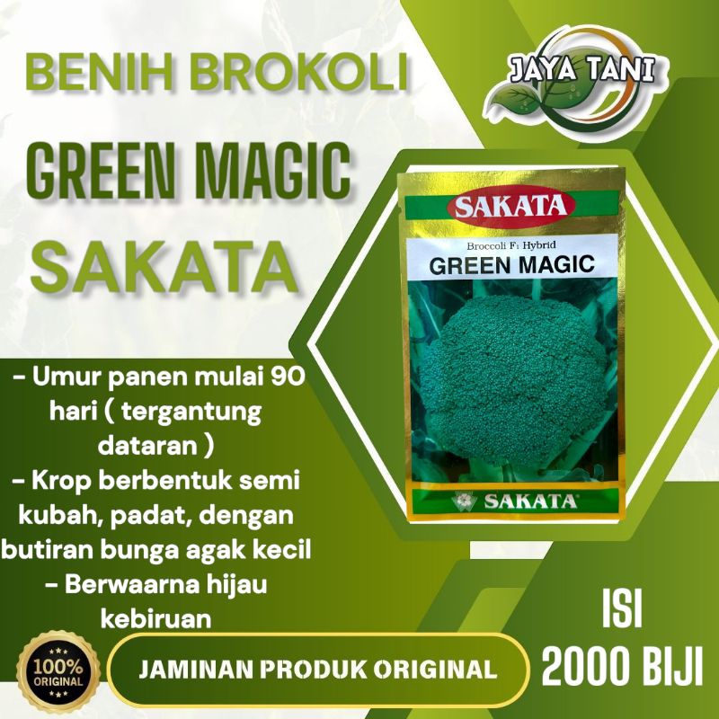 Benih Brokoli GREEN MAGIC F1 2000biji - SAKATA