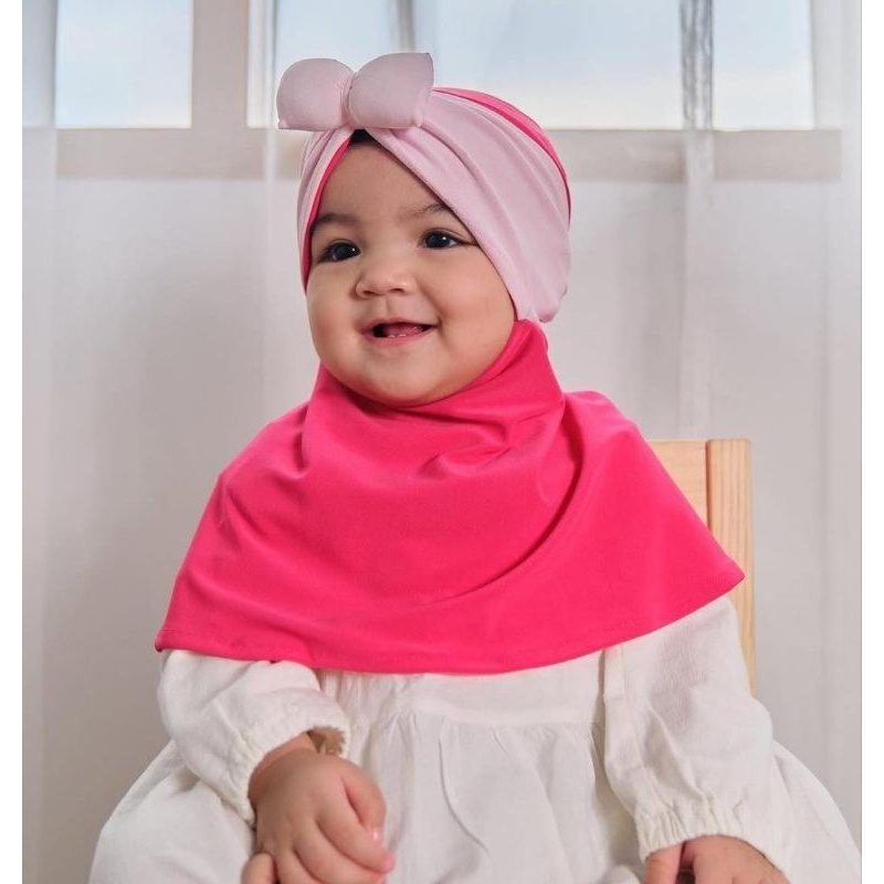 Jilbab Anak Asyla bow/ Jilbab Anak Lucu/ Jilbab Anak Grosir