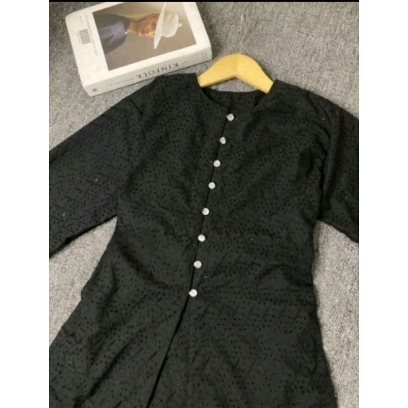 Promo Terbaru Atasan Tunik Catton Bordir / Tunik Katbol Kondangan / Tunik Lebaran / Tunik Katun