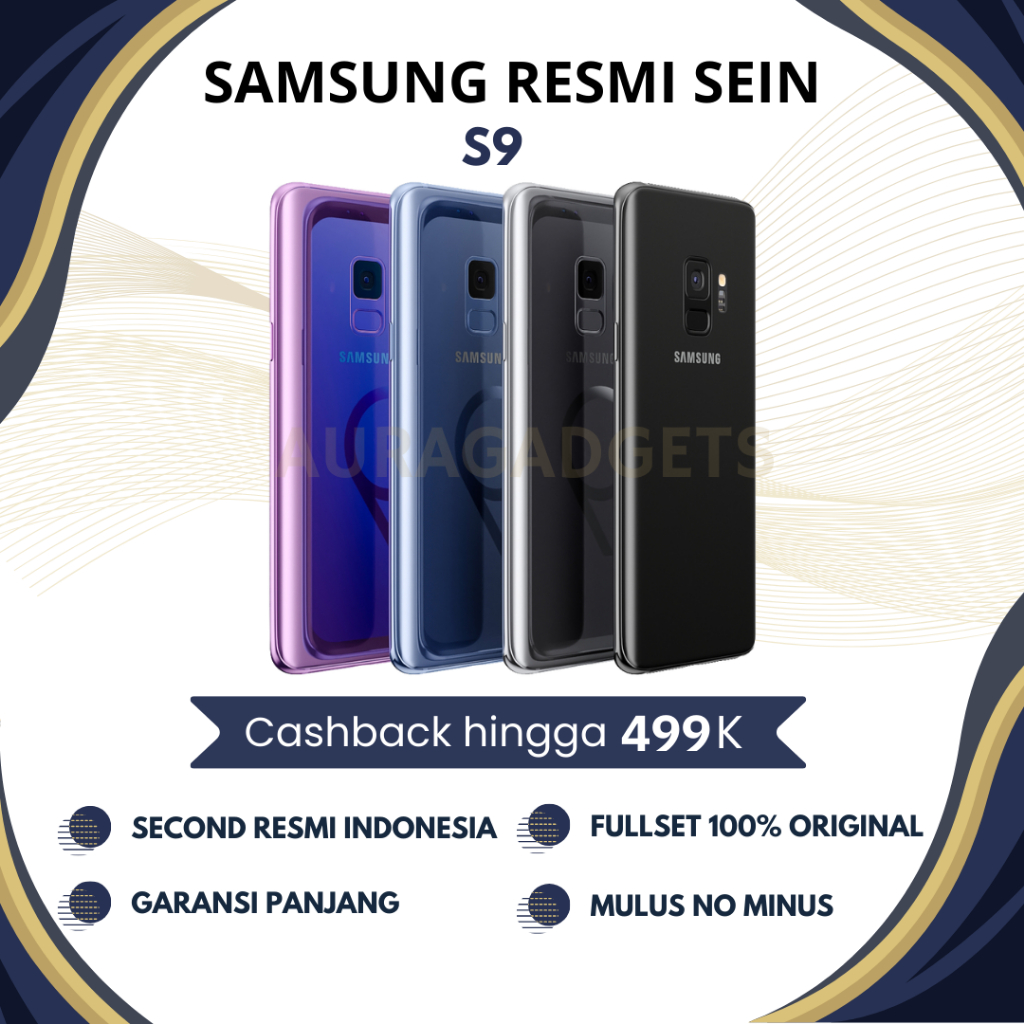Samsung S9 SEIN ORIGINAL FULLSET MULUS LIKE NEW | RESMI SEIN | Second Mulus |