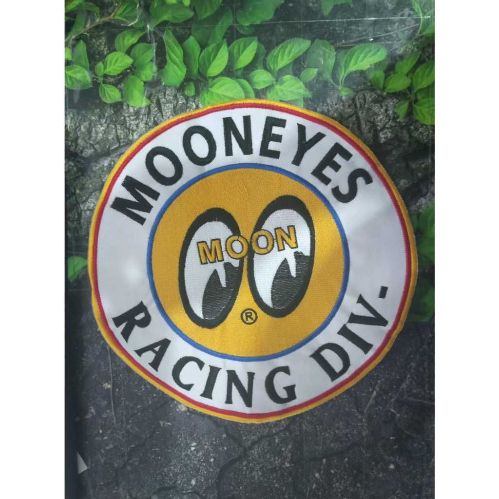 Back Patch Bordir Besar Jaket Mooneyes Racing Div
