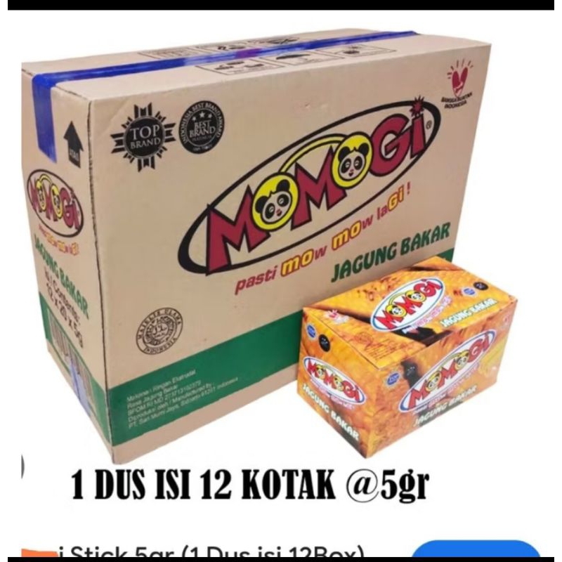 

Momogi Stick 5 Gram ( 1 Karton isi 12 Box x 20 Pcs)