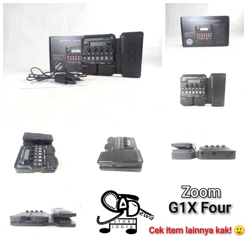 ZOOM G1X FOUR G1XFOUR MULTIEFEK PEDAL DIGITAL IR EFEK GITAR EFX G1 X bekas preloved 2nd second seken
