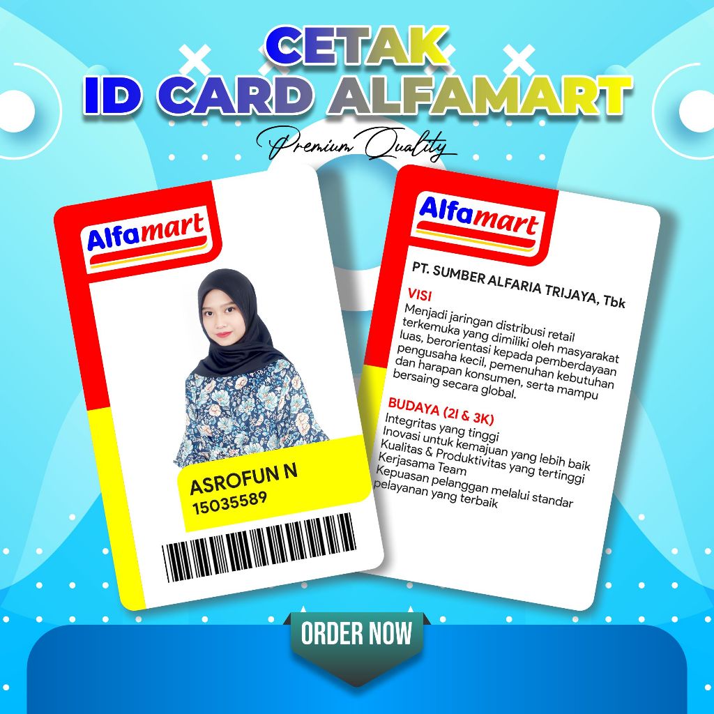 

CETAK ID C4RD ALFAMART ALFAMIDI FREE DESAIN BISA SATUAN PREMIUM QUALITY by ASTORE ID OFFICIAL