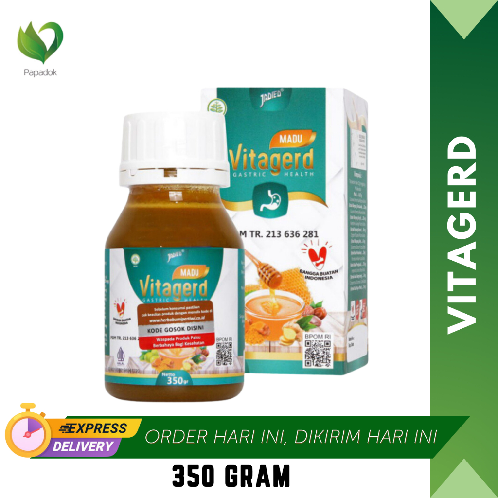 Madu VITAGERD Herbal Atasi GERD Dan Asam Lambung Original Asli Ori Herbal