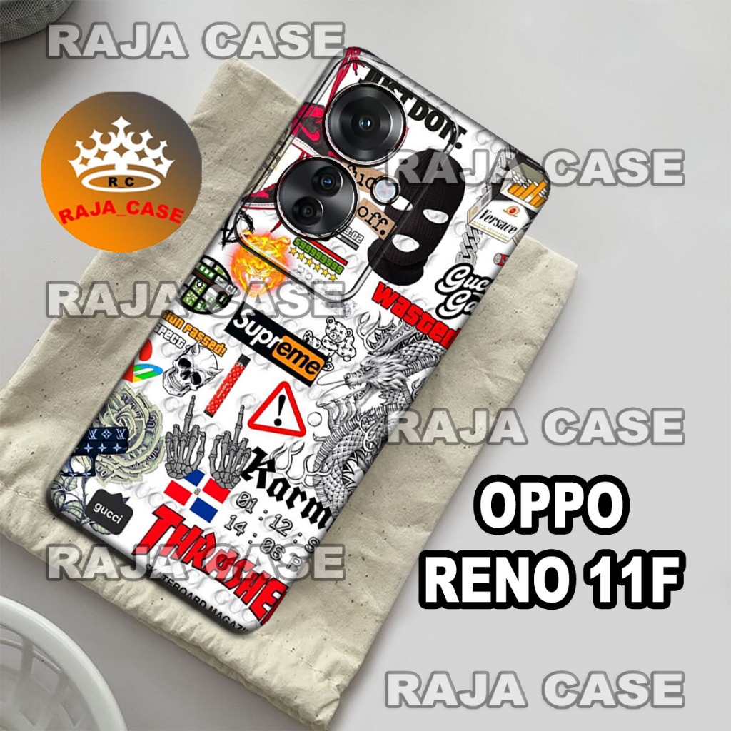 Rc12/Softase karet Hp OPPO RENO 11F - Motif Grafity - Case Hp OPPO RENO 11F - Casing  OPPO RENO 11F 