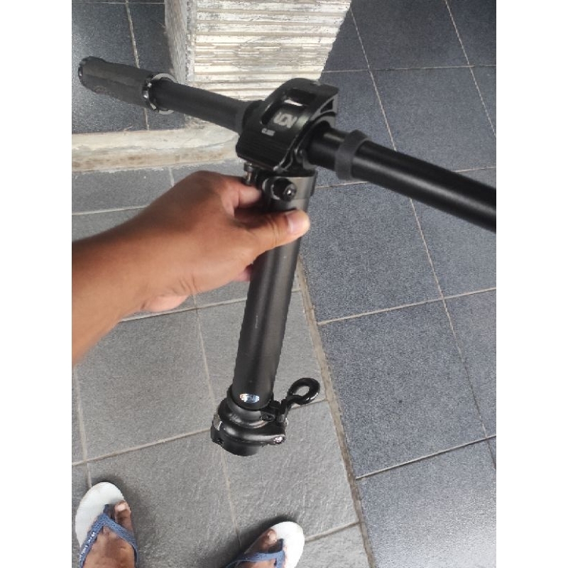 handlepost ion stang dan handgrip sepeda lipat