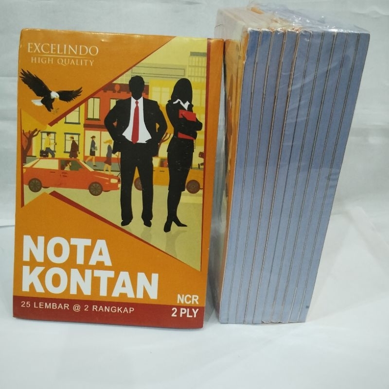 

(PER 10 BUKU) Buku Nota 2 ply NCR (isi 25 lembar)10,5x15,5 cm