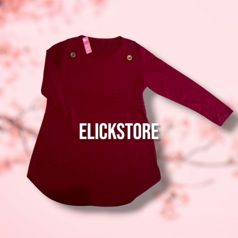 Tunik Kaos Lengan Panjang Wanita