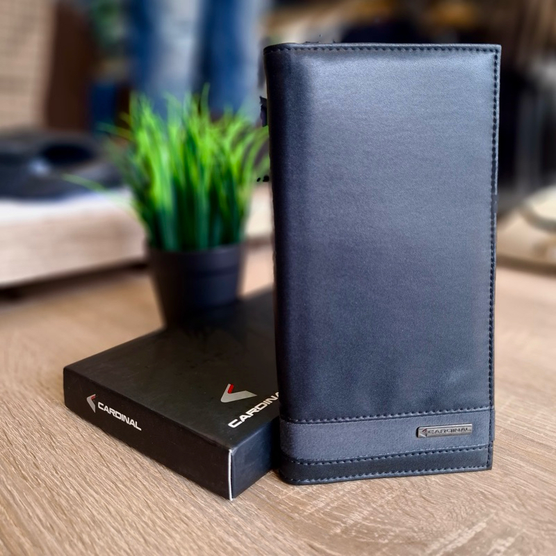 Dompet pria Cardinal Original Long Black Diskon