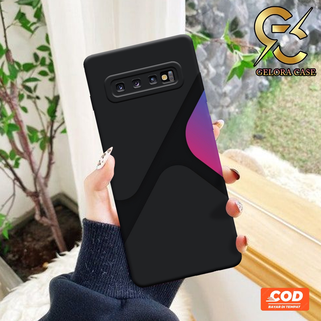 Softcase Samsung Galaxy S10 Plus - Geloracase - Casing Samsung Galaxy S10 Plus - Motif case Abstrak 