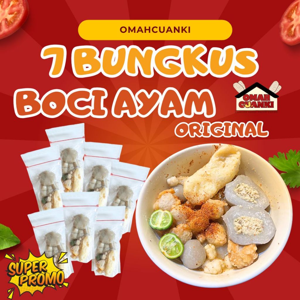 

7 BUNGKUS BASO ACI AYAM SUWIR ORIGINAL EKONOMIS HOTPOT INSTAN - KUAH KALDU