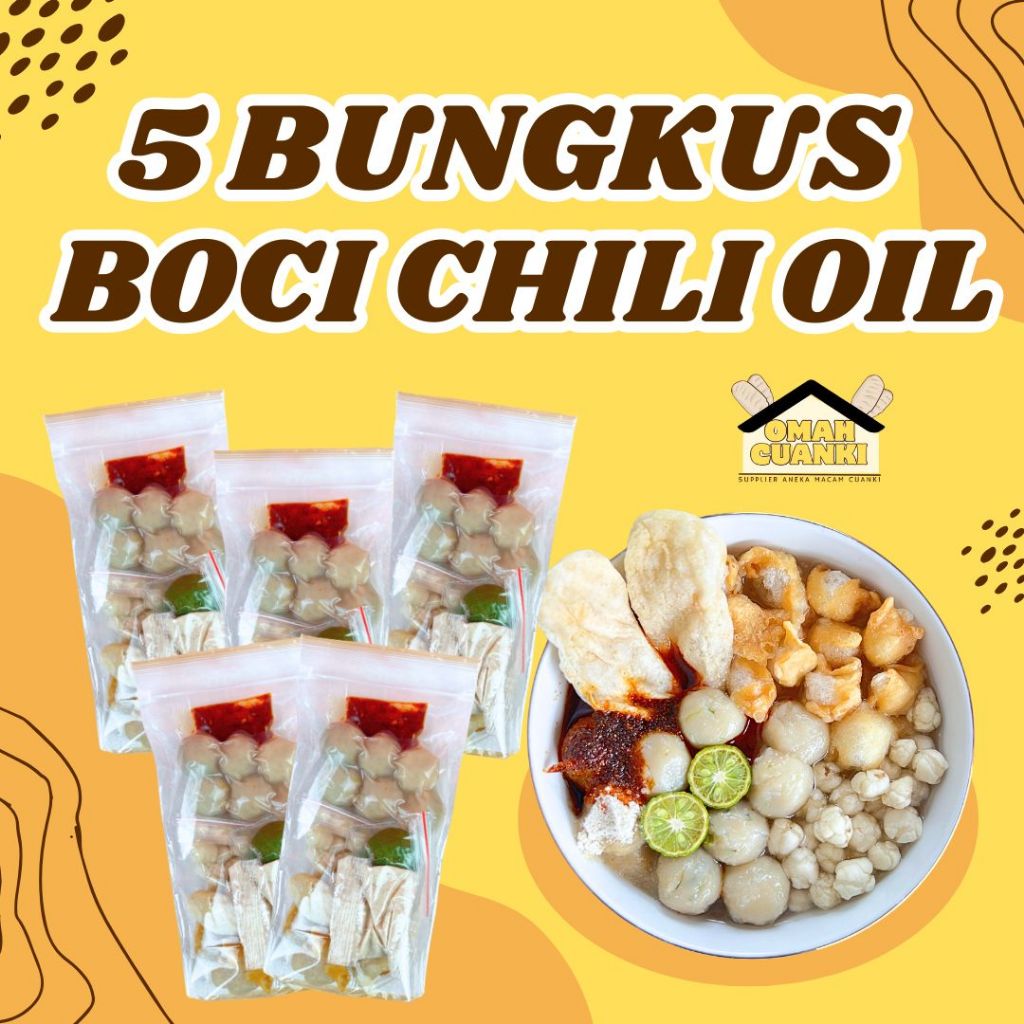 

5 BUNGKUS BASO ACI CHILI OIL INSTAN ORIGINAL KUAH KALDU