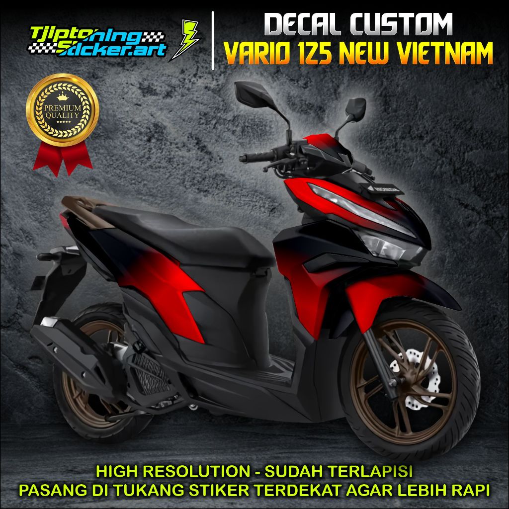 DECAL CUSTOM VARIO 125 NEW VIETNAM COLOR - DECAL VARIO